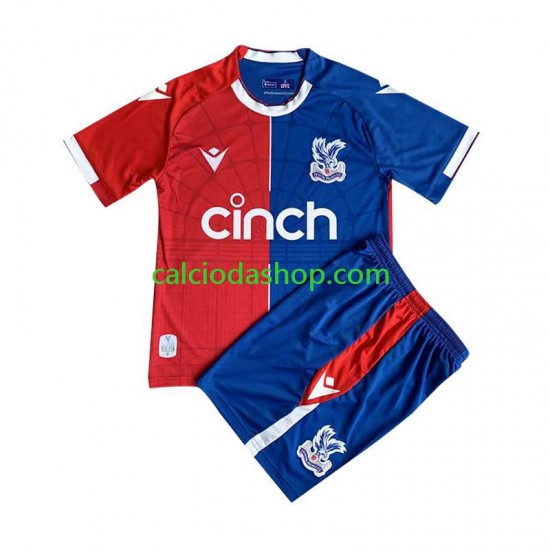 Maglia Crystal Palace Gara Home Completo Bambino 2-13 Anni 2023-2024 MC