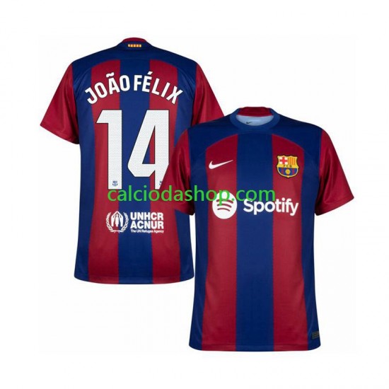 Maglia FC Barcelona Joao Felix 14 Gara Home Uomo 2023-2024 MC