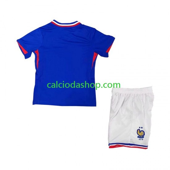 Maglia Francia Gara Home Completo Bambino 2-13 Anni Euro 2024 MC