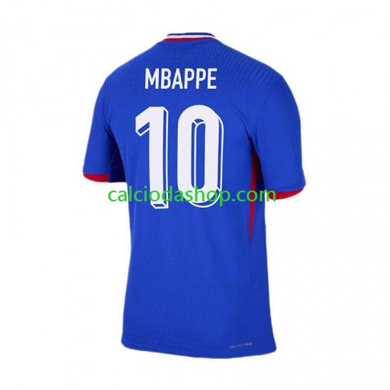 Maglia Francia Kylian Mbappé 10 Gara Home Uomo Euro 2024 MC