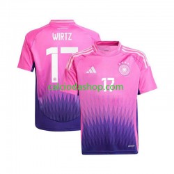 Maglia Germania Florian Wirtz 17 Gara Away Uomo Euro 2024 MC