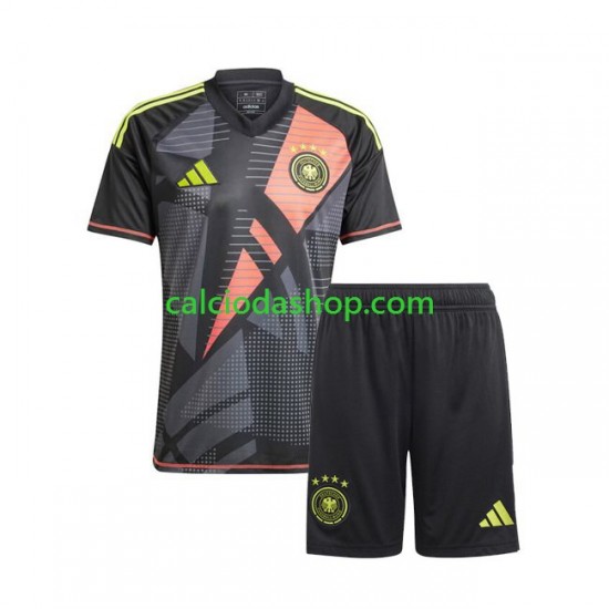 Maglia Portiere Germania Gara Home Completo Bambino 2-13 Anni Euro 2024 MC