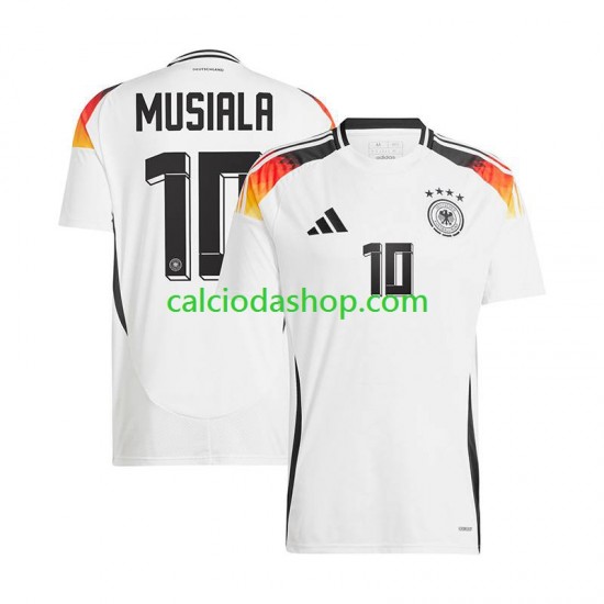 Maglia Germania Jamal Musiala 10 Gara Home Uomo Euro 2024 MC