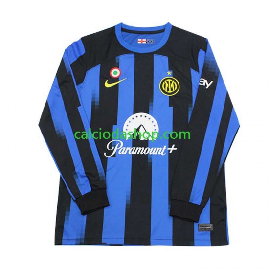 Maglia Inter Milan Gara Home Uomo 2023-2024 ML