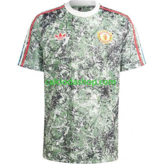 Maglia Manchester United Stone Roses Gara Home Uomo 2023-2024 MC