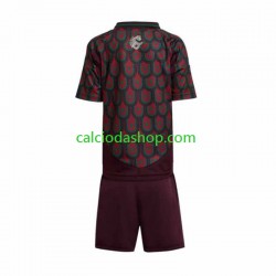 Maglia Messico Gara Home Completo Bambino 2-13 Anni Copa America 2024 MC