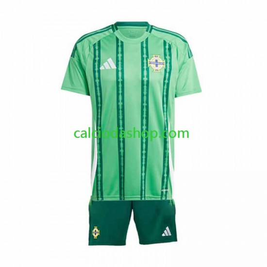 Maglia Irlansda del Nord Gara Home Completo Bambino 2-13 Anni 2024 MC