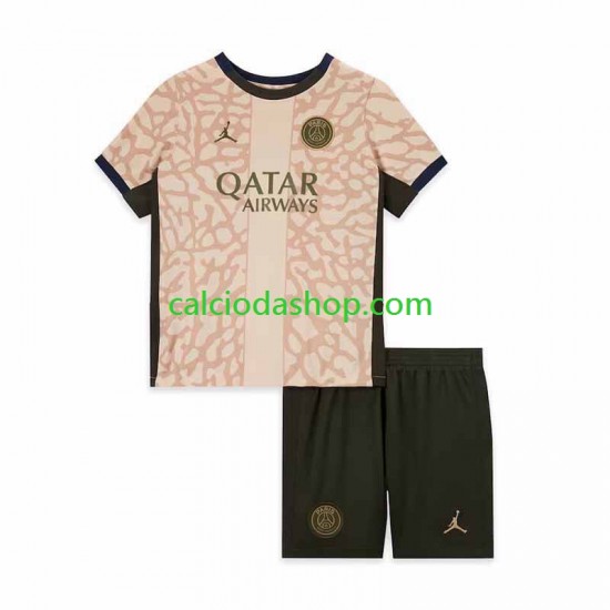 Maglia Paris Saint-Germain Gara Quarto Completo Bambino 2-13 Anni 2023-2024 MC