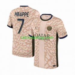 Maglia Paris Saint-Germain Kylian Mbappé 7 Gara Quarto Uomo 2023-2024 MC