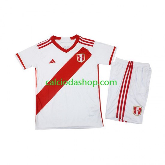 Maglia Perù Gara Home Completo Bambino 2-13 Anni 2023 MC