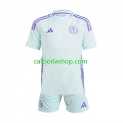 Maglia Scozia Gara Away Completo Bambino 2-13 Anni Euro 2024 MC