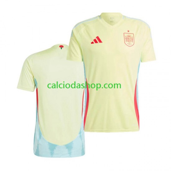 Maglia Spagna Gara Away Uomo Euro 2024 MC