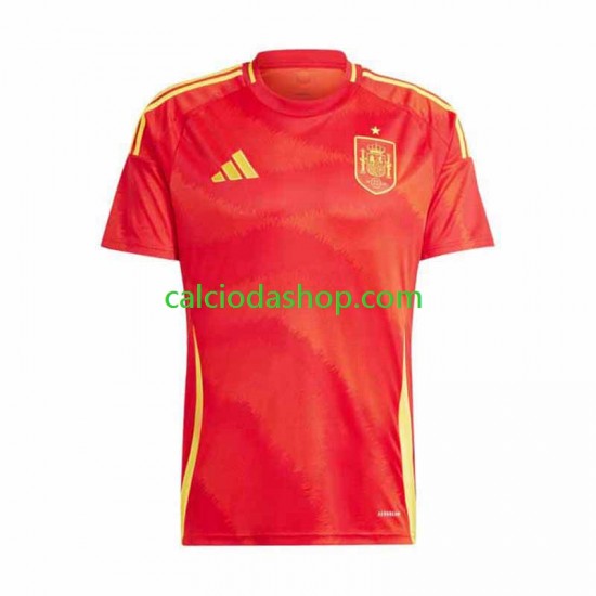 Maglia Spagna Gara Home Uomo Euro 2024 MC