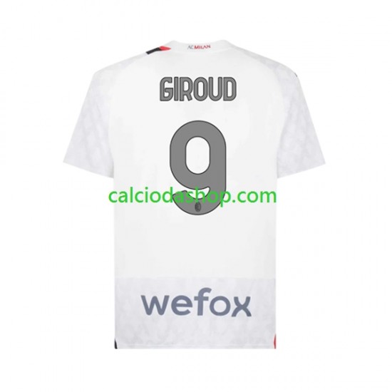 Maglia AC Milan Olivier Giroud 9 Gara Away Uomo 2023-2024 MC