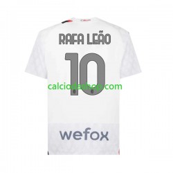 Maglia AC Milan Rafael Leao 10 Gara Away Uomo 2023-2024 MC