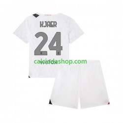 Maglia AC Milan Simon Kjaer 24 Gara Away Completo Bambino 2-13 Anni 2023-2024 MC