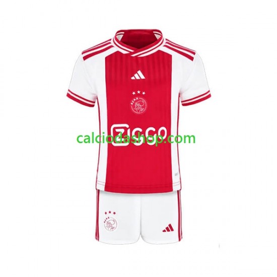 Maglia AFC Ajax Gara Home Completo Bambino 2-13 Anni 2023-2024 MC