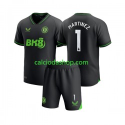 Maglia Portiere Aston Villa Emiliano Martinez 1 Gara Home Completo Bambino 2-13 Anni 2023-2024 MC