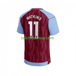 Maglia Aston Villa Ollie Watkins 11 Gara Home Uomo 2023-2024 MC