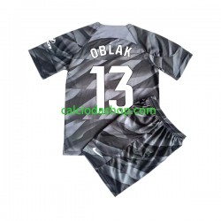 Maglia Portiere Atlético Madrid JAN OBLAK 13 Gara Home Completo Bambino 2-13 Anni 2023-2024 MC