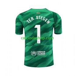 Maglia Portiere FC Barcelona Ter Stegen 1 Gara Home Uomo 2023-2024 MC