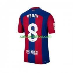 Maglia FC Barcelona Pedri 8 Gara Home Uomo 2023-2024 MC