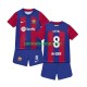 Maglia FC Barcelona Pedri 8 Gara Home Completo Bambino 2-13 Anni 2023-2024 MC