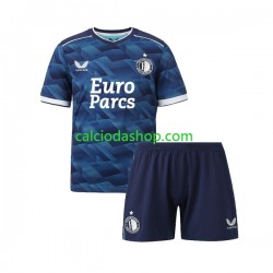 Maglia Feyenoord Rotterdam Gara Away Completo Bambino 2-13 Anni 2023-2024 MC