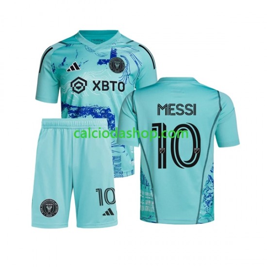 Maglia Inter Miami Lionel Messi 10 Special Gara Home Completo Bambino 2-13 Anni 2023-2024 MC