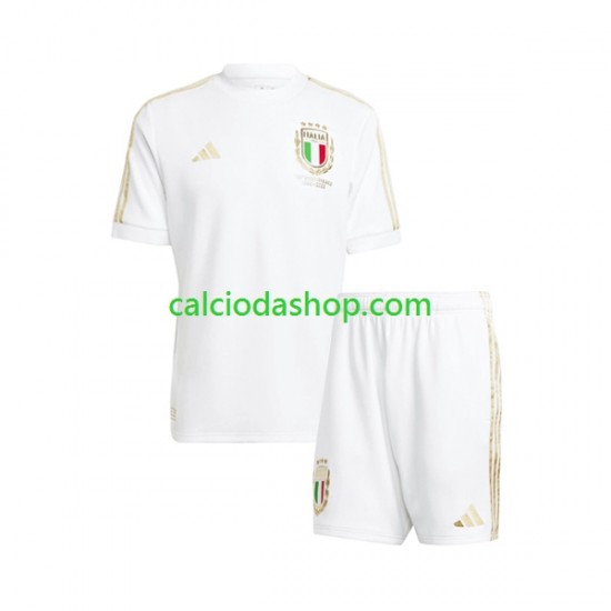 Maglia Italia Anniversary Gara Home Completo Bambino 2-13 Anni 2023 MC