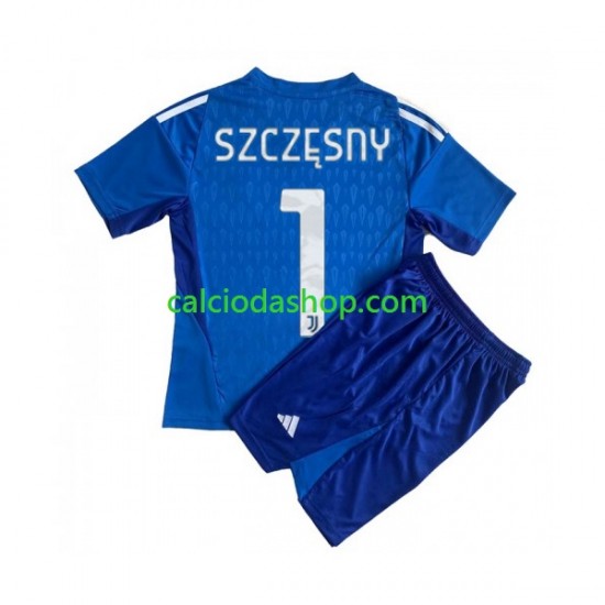 Maglia Portiere Juventus Wojciech Szczesny 1 Gara Home Completo Bambino 2-13 Anni 2023-2024 MC