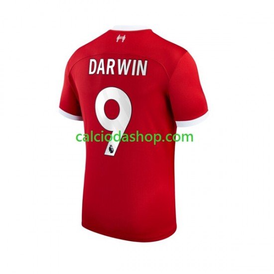 Maglia Liverpool Darwin Nunez 9 Gara Home Uomo 2023-2024 MC