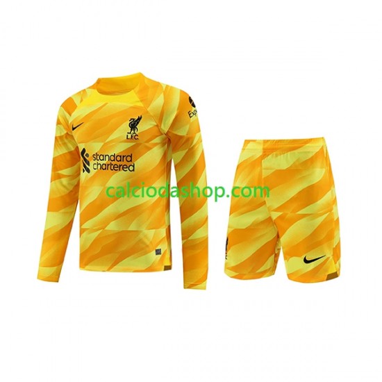 Maglia Portiere Liverpool Gara Terza Completo Bambino 2-13 Anni 2023-2024 ML