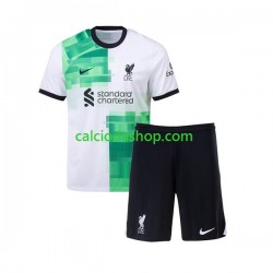 Maglia Liverpool Gara Away Completo Bambino 2-13 Anni 2023-2024 MC