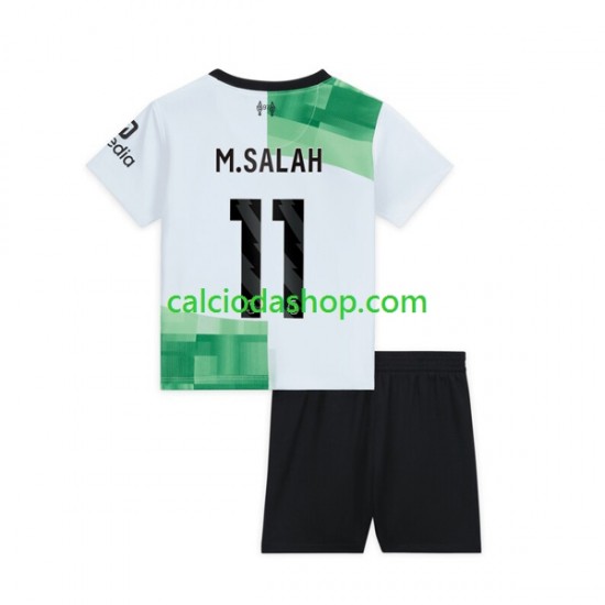 Maglia Liverpool M.Salah 11 Gara Away Completo Bambino 2-13 Anni 2023-2024 MC