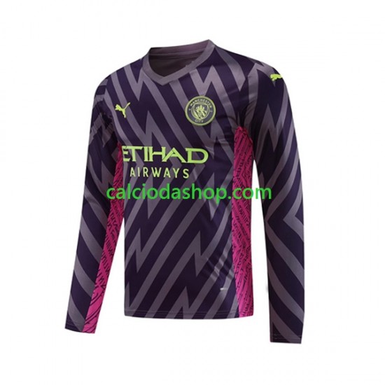 Maglia Portiere Manchester City Gara Away Uomo 2023-2024 ML