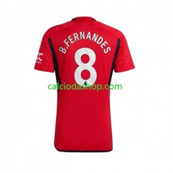 Maglia Manchester United B.Fernandes 8 Gara Home Uomo 2023-2024 MC