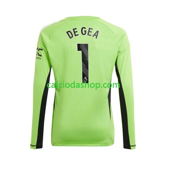 Maglia Portiere Manchester United De Gea 1 Gara Home Uomo 2023-2024 ML