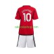 Maglia Manchester United Marcus Rashford 10 Gara Home Completo Bambino 2-13 Anni 2023-2024 MC