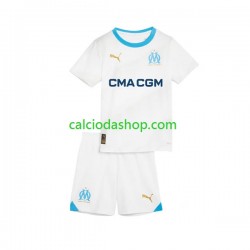 Maglia Olympique de Marseille Gara Home Completo Bambino 2-13 Anni 2023-2024 MC