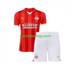 Maglia PSV Eindhoven Gara Home Completo Bambino 2-13 Anni 2023-2024 MC