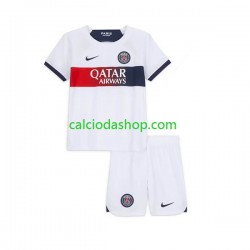 Maglia Paris Saint-Germain Gara Away Completo Bambino 2-13 Anni 2023-2024 MC