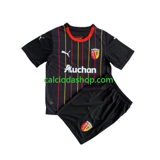 Maglia RC Lens Gara Away Completo Bambino 2-13 Anni 2023-2024 MC