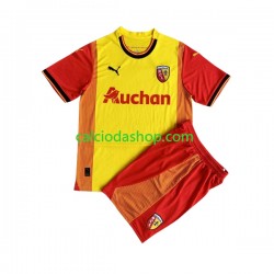 Maglia RC Lens Gara Home Completo Bambino 2-13 Anni 2023-2024 MC