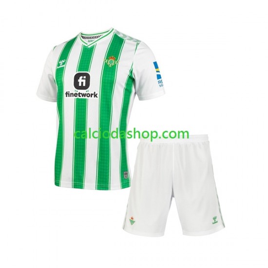 Maglia Real Betis Gara Home Completo Bambino 2-13 Anni 2023-2024 MC