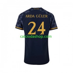 Maglia Real Madrid Arda Guler 24 Gara Away Uomo 2023-2024 MC