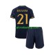 Maglia Real Madrid Brahim Diaz 21 Gara Away Completo Bambino 2-13 Anni 2023-2024 MC