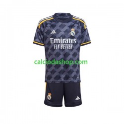 Maglia Real Madrid Gara Away Completo Bambino 2-13 Anni 2023-2024 MC