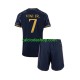 Maglia Real Madrid Vinicius Junior 7 Gara Away Completo Bambino 2-13 Anni 2023-2024 MC