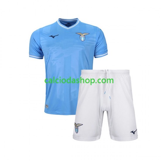 Maglia SS Lazio Gara Home Completo Bambino 2-13 Anni 2023-2024 MC